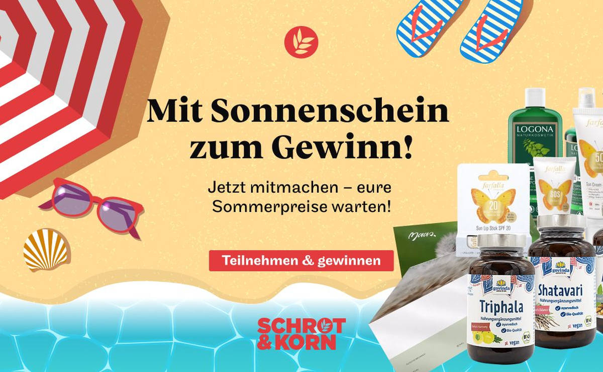 Gewinnspiel: Biohotel-Gutschein & Naturkosmetik für den Sommer gewinnen