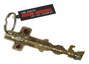 SHOCK2 - 2 x MISSION: IMPOSSIBLE – THE FINAL RECKONING Goodie Package mit Luftkompressor für Reifen, 1 x 2 Kinogutscheinen und Schlüsselanhänger