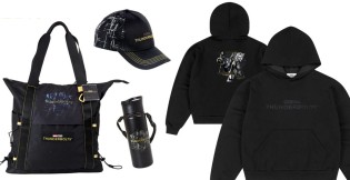 SHOCK2 -  2x Ein Marvel Studios‘ Thunderbolts Goodie Paket bestehend aus Water Bottle, Tote Bag, Cap und Hoodie