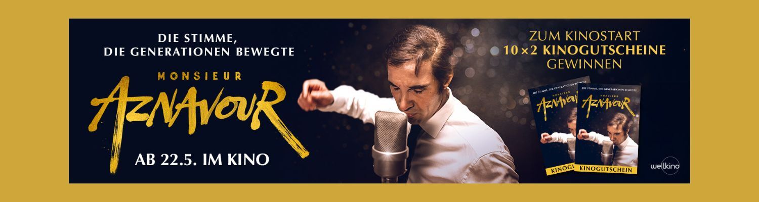 Valora - 10x je 2 Kinokarten zum Film "Monsieur Aznavour"