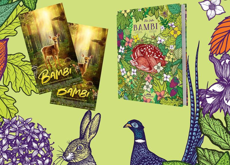 Wortgewand - Bambi - 1 Buch plus 2 Gutscheine , 3x 2 Freikarten