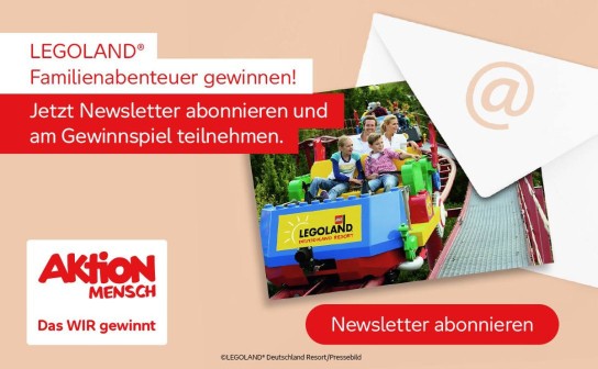 Aktion Mensch: Gewinne ein Familienabenteuer im LEGOLAND