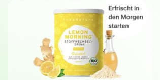 Apotheke com - erfrischenden Bio Lemon Morning® Ingwer (Stoffwechsel Drink)