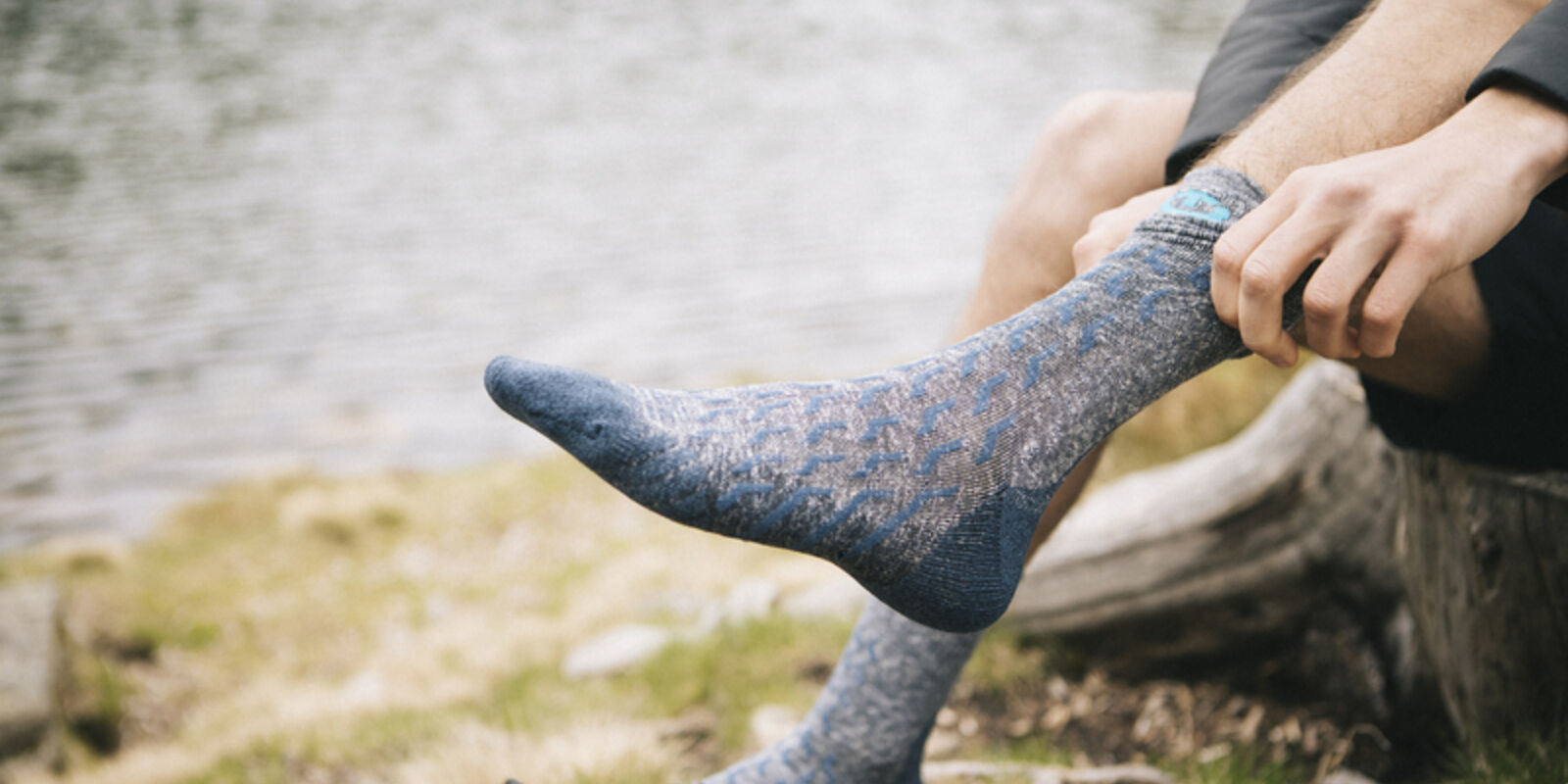 Bergfex - 8 x 1 Paar knöchelhohe Trekking Ultracool Linen-Socken für Wanderungen
