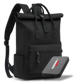Berliner Lokalnachrichten - 3 Sets mit wasserdichtem Delete-Rucksack und einer Powerbank
