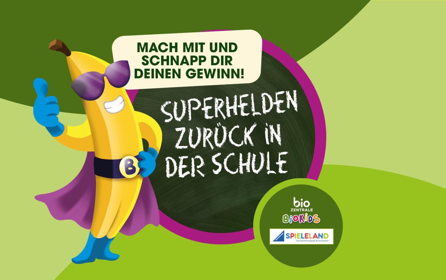 Biozentrale - 5 x Erlebnisaufenthalt im Ravensburger Spieleland, 10 x Buchpakete von Ravensburger Verlag, 300 x BioKids Puzzle, 100 x deuter Kinderrucksack, 100 x Ravensburger Spiele + BioKids Reflektor, 50 x BioKids Produktbox