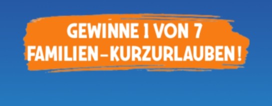 Capri Sun - 7x ein Familienkurzurlaub (3 ÜN, 2 Erwachsene, bis 2 Kinder und 12 J.) in einem AHORN Hotel & Resort nach Wahl und mehr