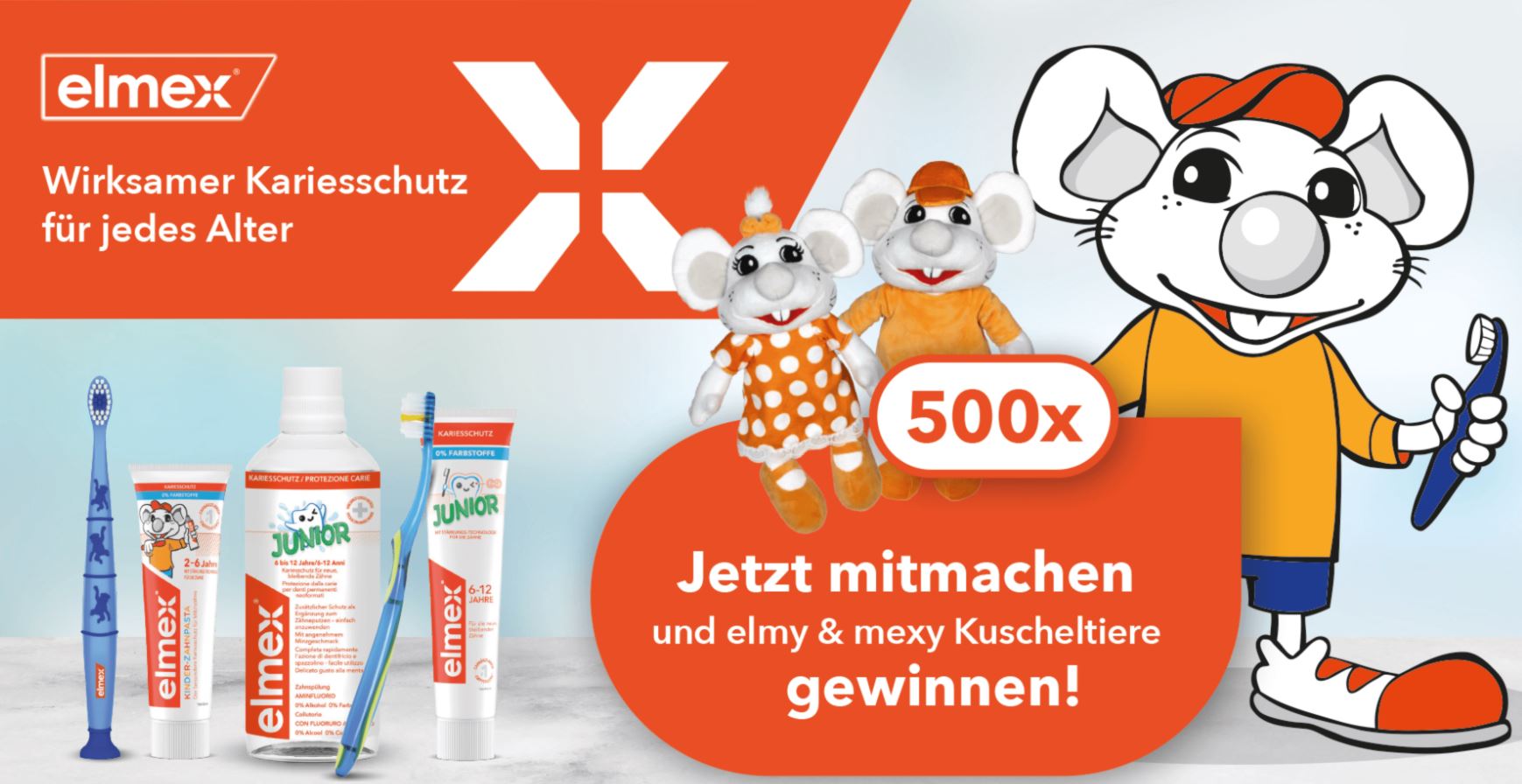 CP GABA - 500 elmy & mexy Kuscheltiere (elmex)