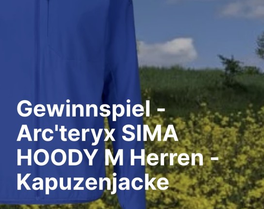 Das Berchtesgaden Magazin - Arc'teryx Sima Hoody M Kapuzenjacke für Herren in der Farbe blau