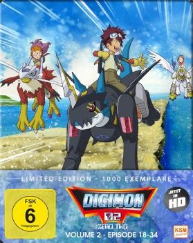 ENTERTAINMENT BASE - 2x je eine Blu-ray Box von DIGIMON ADVENTURE 2.2. – LIMITED EDITION FUTURE PAK (18-34)