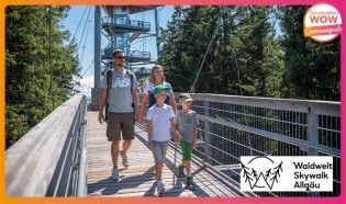 generationwow - 10 x Familienfreikarten (2 Erwachsene und mindestens 2 eigene Kinder) für den „Skywalk Allgäu“