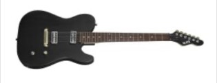 gitarrebass - 1 x Single-Cut-E-Gitarre Slick SL55 BK