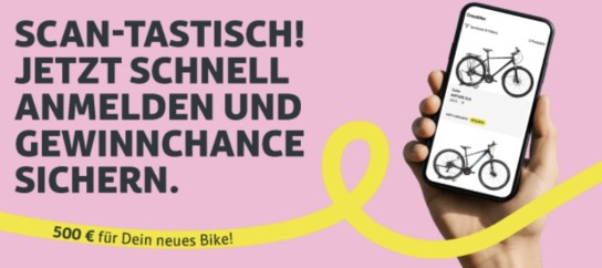 JobRad - 3x 500€ Gutschein für den JobRad Online-Shop