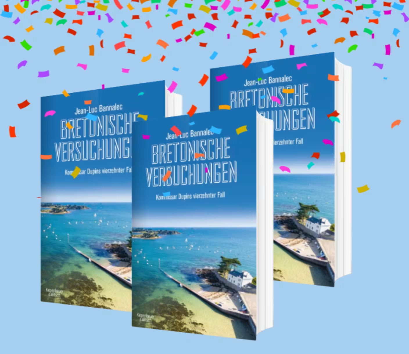 KiWi Verlag - 3 Exemplare von »Bretonische Versuchungen« von Jean-Luc Bannalec