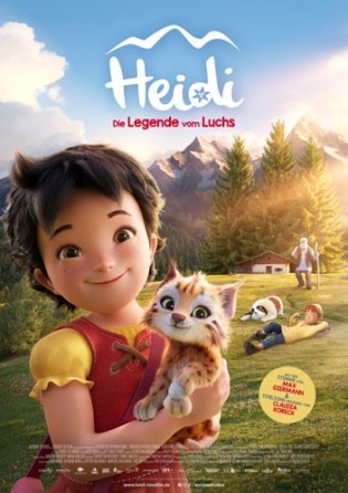 mainkind -  3 x 2 Freikarten zum Kinofilm „HEIDI – DIE LEGENDE VOM LUCHS“ und 3 Plüsch-Luchse