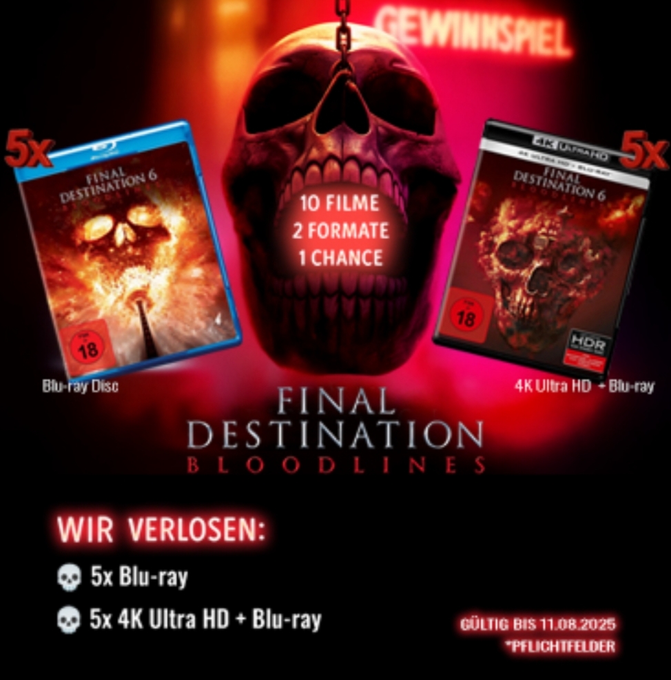 Media Dealer - 5x1 Blu-ray und 5x1 4K ultra HD + Blu-ray "Final Destination: Bloodlines"