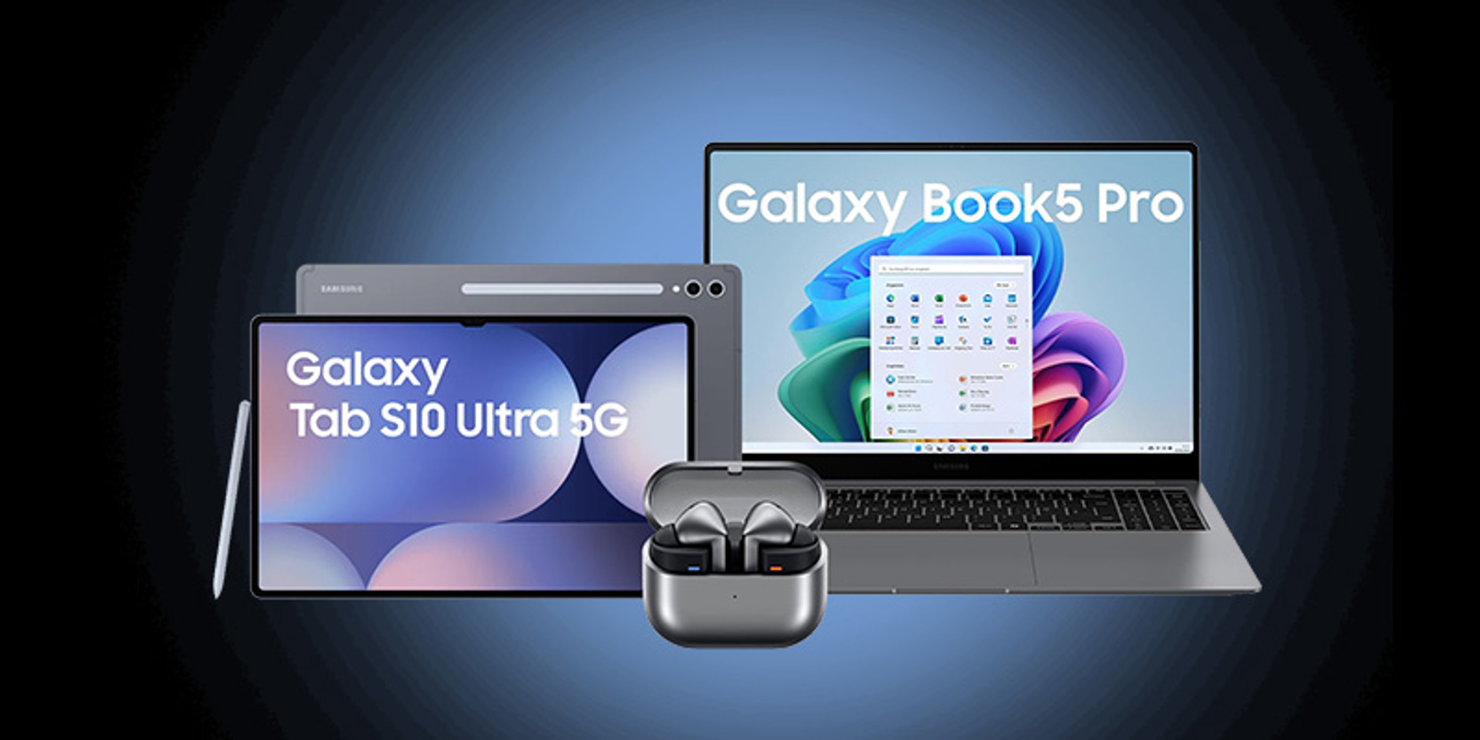 mobilezone - Galaxy AI Power Kit Pro bestehend aus Galaxy Book5 Pro, Tablet S10 Ultra und Buds3 Pro im Wert von 3.287 €