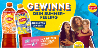 Pepsi - 10x1 Reise nach Bali für 2 Personen, 500x1 Lipton Sommerpacket (Produktkauf)