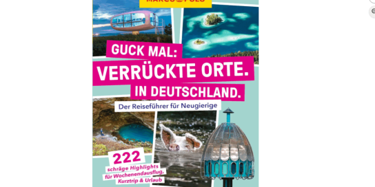 Rosenheimer Schaufenster - 1x den Marco Polo Reiseführer: Guck mal Verrückte Orte, in Deutschland