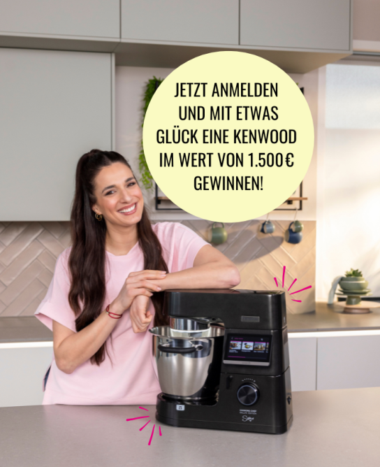 Sallys Shop - schwarze Kenwood Cooking Chef Sallys Edition (Küchenmaschine)