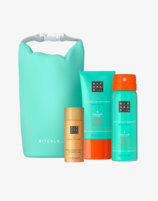 Stilpalast - Drei Goodie-Bags mit je einem hochwertigen Strandtuch vom Designerlabel Business & Pleasure Co. und eine exklusive Sonnenschutzbox von Rituals