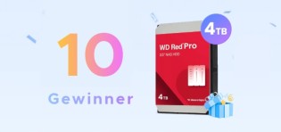 Ugreen - 100x WD Red Pro 4 TB Festplatte, 10x WD Red Pro 4 TB Festplatte