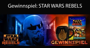 Videobuster - 2x Star Wars Tasse und 2x DVD "Star Wars Rebels - Der Funke einer Rebellion"