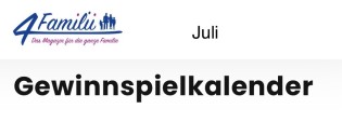 4 Familii - täglich wechselnde Preise für Babys, Kinder und Fam