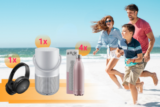 Alphega - 1× Bose Sound Speaker, 2× FLSK Trinkflaschen (500 ml), 1× Bose Kopfhörer