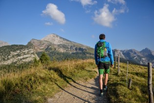 Bergwelten - 1 von 3 Wanderrucksäcken der Molkerei Berchtesgadener Land