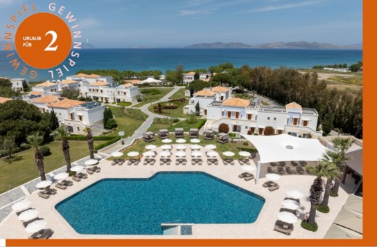 BUNTE - Sechs Übernachtungen im Doppelzimmer inkl. Halbpension für zwei Personen im 5***** Neptune Luxury Resort, im Norden der Insel Kos in Griechenland + Flüge und Transfer