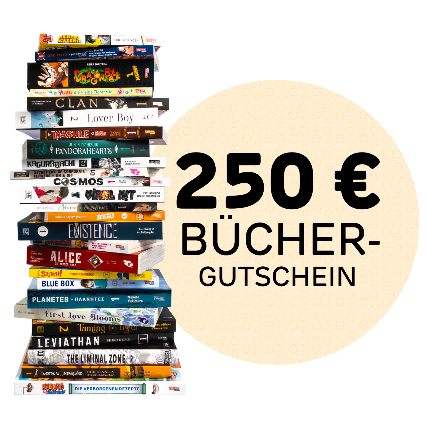 Carlsen Verlag - Manga & Webtoon-Gutschein  im Wert von 250 Euro