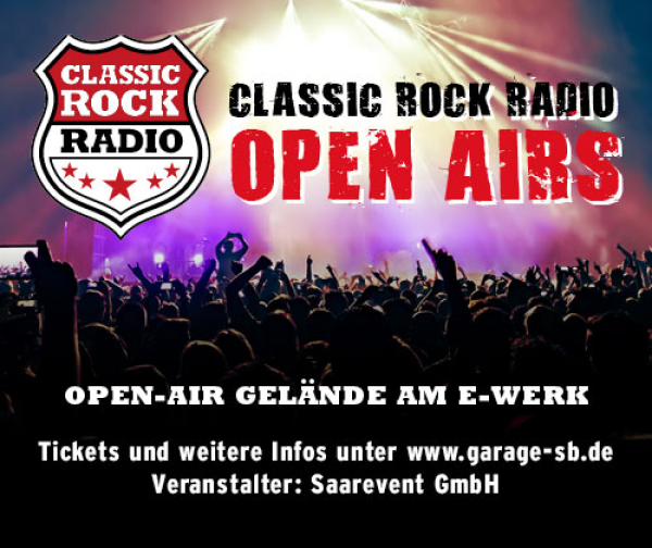 Classic Rock - 5 x 2 Tickets für CLASSIC ROCK RADIO Open Airs - HEILUNG am 12.07.2025 in SaarbrückenOpen Air Gelände am E-Werk