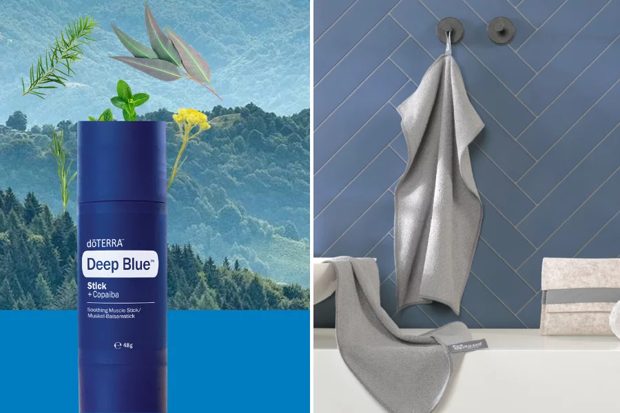Das Berchtesgaden Magazin - dōTERRA Deep Blue Roll-On Stick und JEMAKO Handtuch