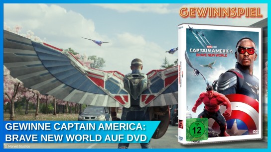 disneycentral - 2x DVD von „Captain America: Brave New World“