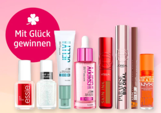 dm-drogerie markt - 5 x XXL-Produkt-Paket mit 20 Produkten von Maybelline New York, L'Oréal Paris, NYX PMU und essie