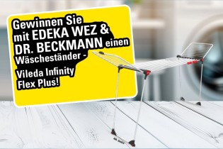 Edeka Wez - 1 Wäscheständer – Vileda Infinity Flex Plus (Abholung)