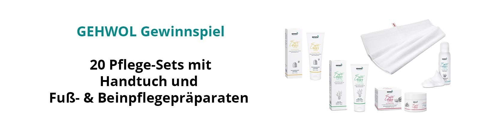 Gehwol - 20x Pflegesets für Fuß- und Beinpflege