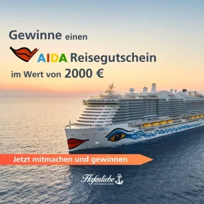 Hafenliebe - einen AIDA Reisegutschein im Wert von 2000 €