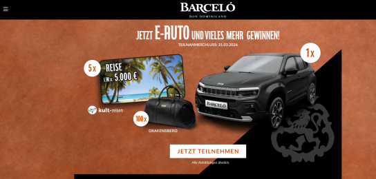 Henkell - 1x Jeep Avenger Elektro Longitude, 5x1 Reisegutschein im Wert von 5.000 Euro, 100x Weekender David von Drakensberg (Produktkauf)