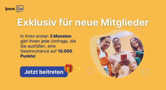 Ipsos iSay: 10.000 Punkte (100 €) in der Jubiläumsverlosung gewinnen
