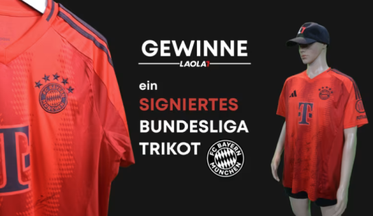 Laola1at - 1 x Trikot: FC Bayern München, signiert