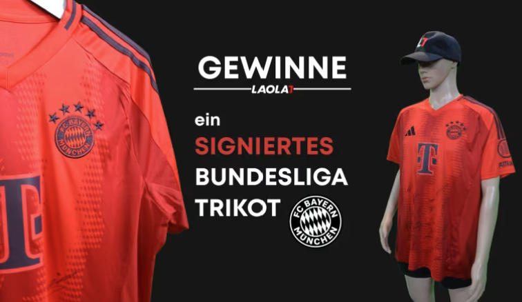 Laola1at - 1 x Trikot: FC Bayern München, signiert