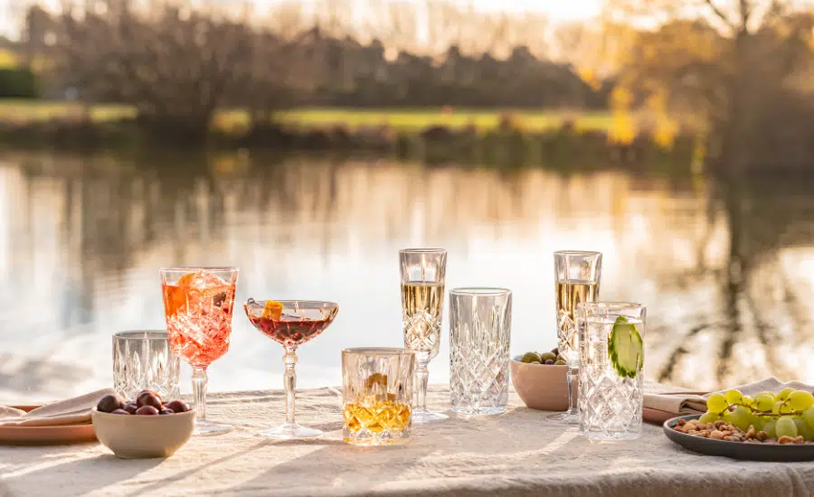 Marie Claire - Nachtmann „Noblesse“-Serie mit Krug sowie einen Weinkühler