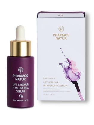 Marie Claire - Pharmos Natur „Love Your Age Lift & Repair Hyaluronic Serum“, 30 ml