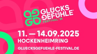 New Yorker - Je 3x2 Tagesticket Freitag, Samstag, Sonntag für das Glücksgefühle Festival am Hockenheimring