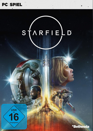 NextGenGamersnet - 1 x Starfield Paket: PC-Spiel + Kochbuch + Wristband + Kaffeetasse + Notizbuch + Pin Badge + T-Shirt