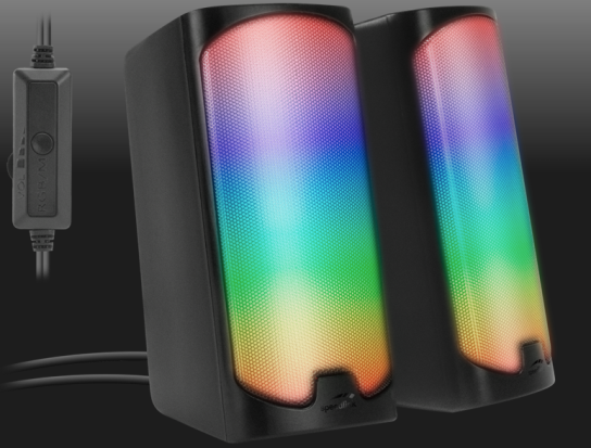 NextGenGamersnet - 1 x TONOS RGB Stereo Gaming Lautsprecher