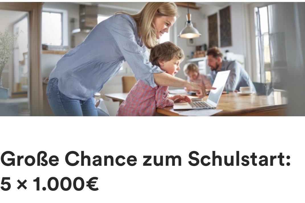 Osiander - 5 × 1.000€ Gutschein für Schulbedarf