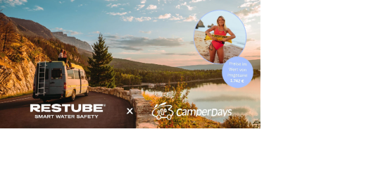Restube - Gewinne deinen Traum-Campingtrip mit CamperDays & RESTUBE!